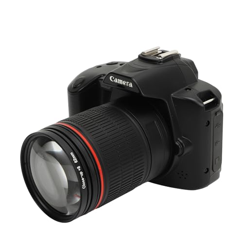 4K Videokamera Camcorder, Vlogging Kamera mit 16 fachem Digitalzoom, 64 MP WLAN Webcam mit 3 Zoll IPS Farbdisplay, Mikrofon, Fülllicht, 62 mm Makroobjektiv