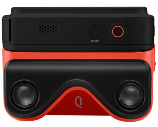 KanDao 3D Kamera, 3D Foto&Video Sofortbildkamera, Stereoskopische Kamera, 2.54" Touchscreen, Verwacklungsschutz Bildstabilisierung, QooCam EGO, Schwarz.