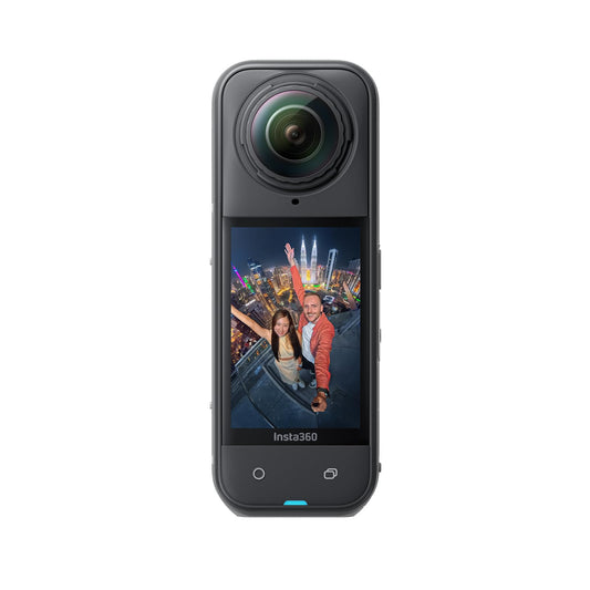 Insta360 X5 - wasserdichte 8K 360°-Action-Cam, Spitze bei wenig Licht, Unsichtbarer Selfie-Stick-Effekt, robuste austauschbare Linse, 3 h Akku, integr. Windschutz, Stabilisierung, Dreifach-KI-Chip
