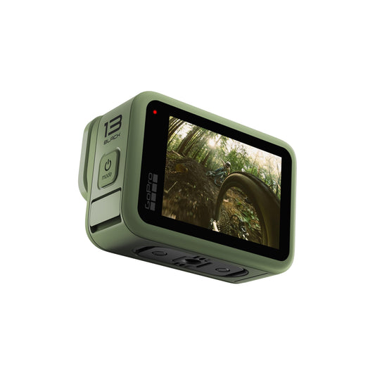 GoPro HERO13 Black in Waldgrün (Farbe in limitierter Auflage) – wasserdichte Action-Kamera mit 5,3K60-Video, 27MP-Foto + Kompatibilität mit Objektiven der HB-Serie