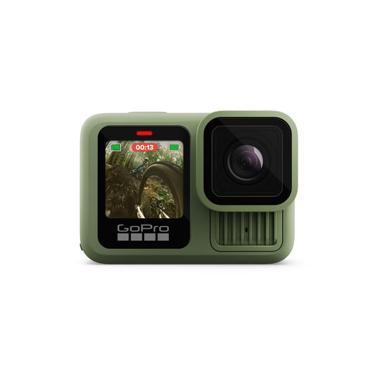 GoPro HERO13 Black in Waldgrün (Farbe in limitierter Auflage) – wasserdichte Action-Kamera mit 5,3K60-Video, 27MP-Foto + Kompatibilität mit Objektiven der HB-Serie
