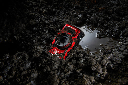 OM SYSTEM Tough TG-7 Rot Digitalkamera,wasserdicht, stoßfest, Unterwasser- und Makro-Aufnahmemodi, 4K-Video, 4-Fach-Weitwinkelzoom (Nachfolgemodell der Olympus TG-6)